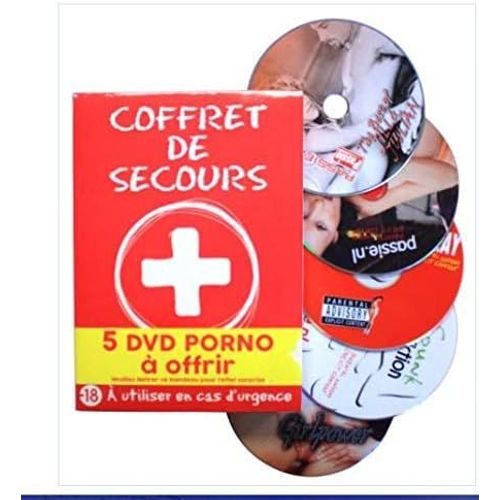 Coffret Humoristique 5 DVD Porno De Secours EVG