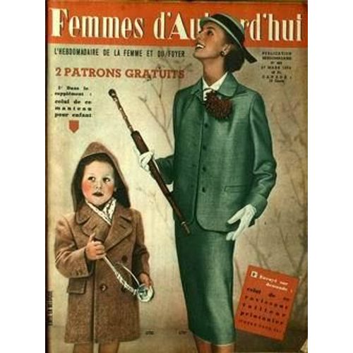 Femmes D'aujourd'hui N° 464 Du 27/03/1954