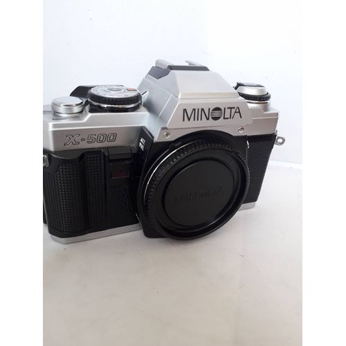 MINOLTA X-500 boitier chrome
