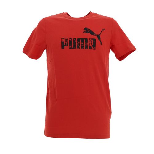 Tee Shirt Manches Courtes Puma Graphics No.1 Logo T Rouge M