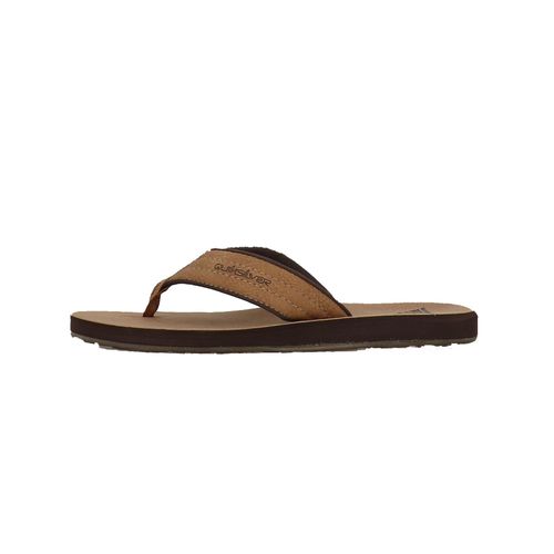 Tongs Claquettes Quiksilver Carver Nubuck Marron