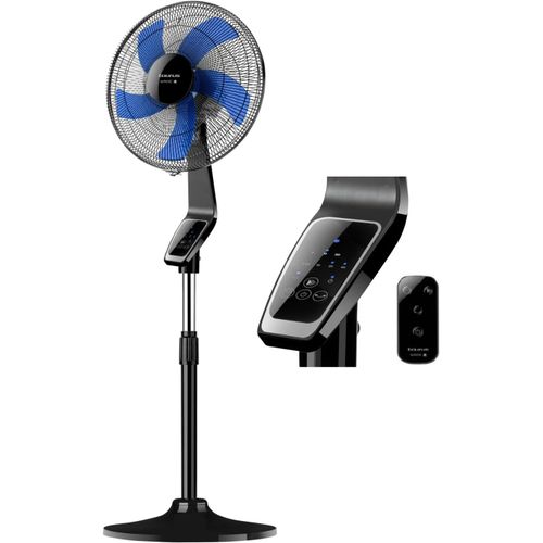 GOUTS ET COULEURSBoreal 16Cr Digital - Ventilateur Sur Pied 50W, Numérique, Hauteur Jusqu'À 130Cm, 5 Lames, Dimètre 40Cm, 3 Vitesses, Minuterie De 7,5 Heures, Oscillant Et Inclinable, Silencieux 60 D