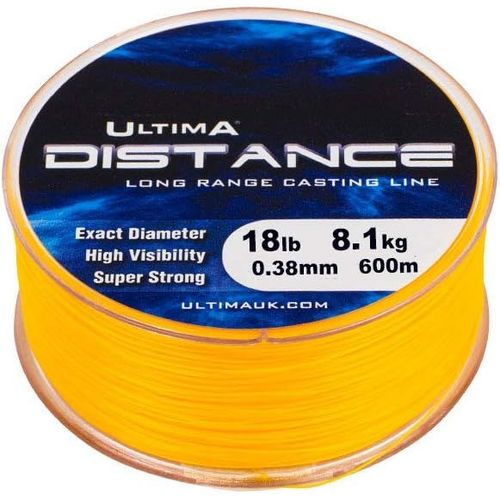 Ytseazn-Distance La Ligne Spécialisée Pour Lancer-Bobine De 600m Pour Hommes,Orange Feu,0.38mm-18.0lb/8.2kg