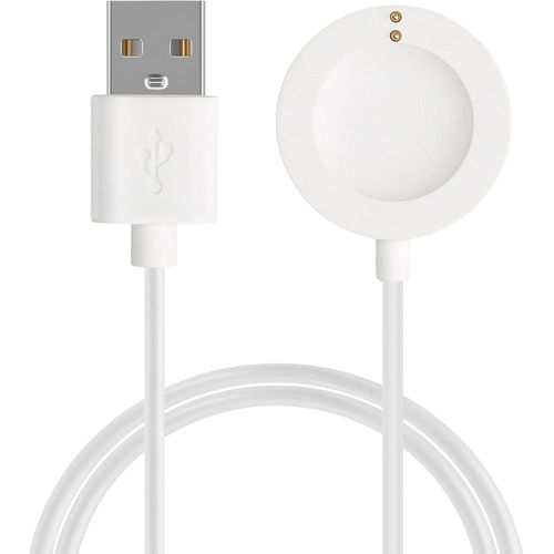 Ytseazn-Câble Usb Compatible Avec Michael Kors Gen 6 / Gen 5e / Gen 5 / Gen 4 Watch/Skagen Falster 2 Câble-Câble Rechange Chargeur Fitness Tracker Montre Connectée-Blanc