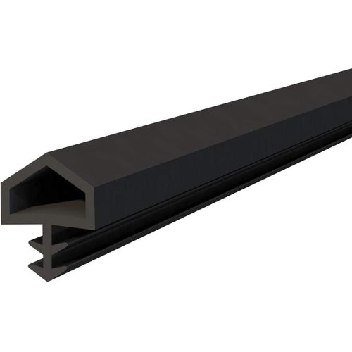 Ytseazn-Joint D'isolation Porte Intérieure Feuillure 10mm Hauteur 5,5mm Flexible Souple Caoutchouc Tpe Noir Calfeutrage Rainure Garniture Isolant Etanchéité Profil Thermique(Longueur 1m)