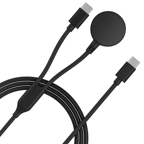 Ytseazn-Cable Chargeur Montre,Chargeur 2 En 1 Usb C Compatible Avec Galaxy Watch 6/5/4/3/Active 2,Chargeur Pour Galaxy S22/S21/S20/S10/Note 20/10,Protection Et Chargement Rapide