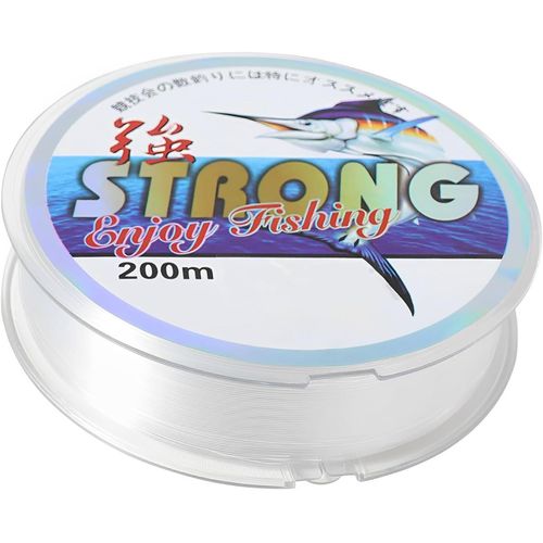 Ytseazn-100 Mètres Fil De Pêche-Fil De Pêche Invisible En Nylon De 0,4 Mm Fil De Pêche Monofilament Ligne De Pêche Transparente Super Résistante Pour Pêche Bead String Diy