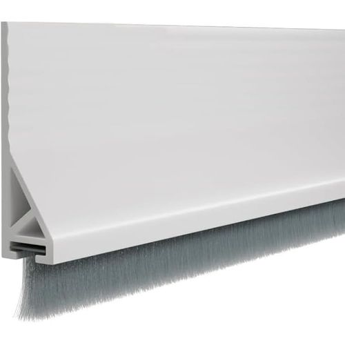 ytseazn-Boudin De Porte En Silicone Autocollant Avec Brosse,Bloqueur De Bruit,1 M