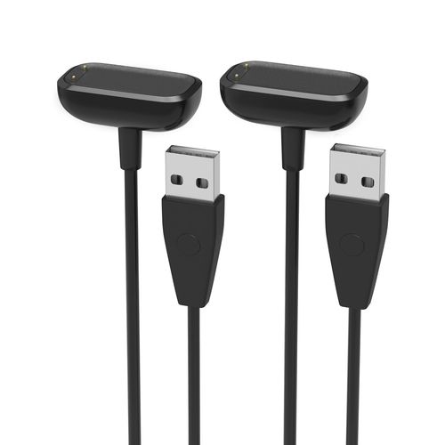 Ytseazn-Lot De 2 Câbles De Charge Pour Fitbit Luxe & Charge 5 De Rechange De 1 M Pour Montre Intelligente-Usb Magnétique Sans Fil-Câble De Charge Rapide Pour Tracker D'activité Charge 5 Luxe Avec