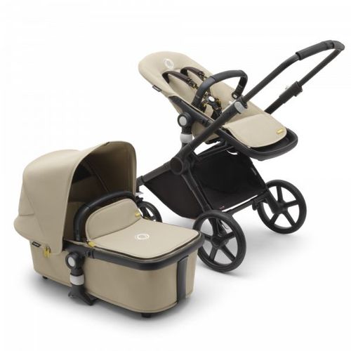 Poussette Duo Fox Club Complète Noir / Beige Desert