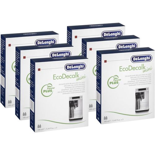 ytseazn-Delonghi Ecodecalk Lot De 6 Mini Détartrants(2 X 100 Ml Par Paquet)
