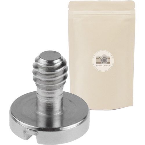 ytseazn-1/4" Vis De Fixation 1/4 Pour Appareil Photo Dslr Manfrotto Benro Tripodtrépied Monopode Plateau Rapide Semelle Queue D'Aronde Plate Quick Release M-Marque Française