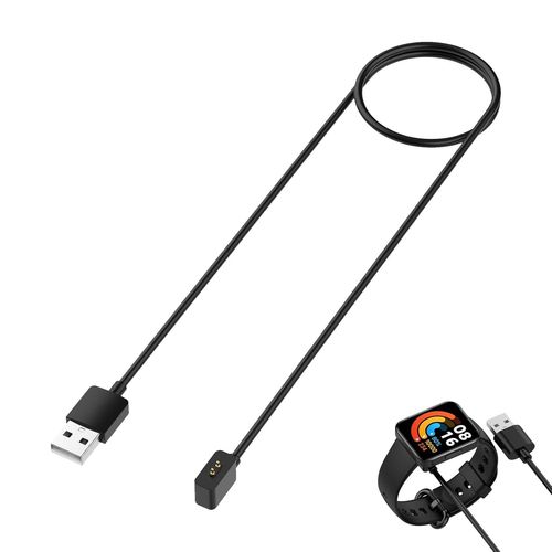 Ytseazn-Chargeur Montre Pour Xiaomi,Câble De Chargeur Compatible Avec Xiaomi Smart Band 9,8,8 Pro,Active Et Redmi Band 2,Watch 3 Active,Watch3 Lite,Watch 4,Compatible Avec Mi Band Et Redmi,Noir,1m