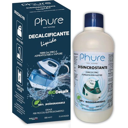 ytseazn-Bio Decalk Détartrant Naturel Détartrant Concentré Universel Fers À Repasser Et Aspirateurs À Vapeur,Pour Petits Appareils Compatibles Avec Toutes Les Marques Biodégradable 500 Ml