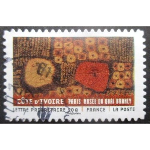 France Autoadhésif N°513 Tissu Oblitéré