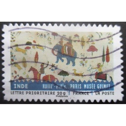 France Autoadhésif N°518 Tissu Oblitéré
