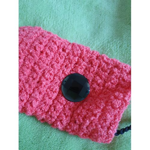 Mini sac orange et noir
