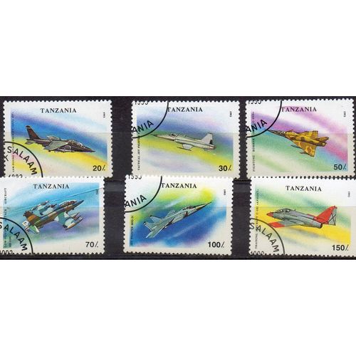 Tanzanie Timbres Avions
