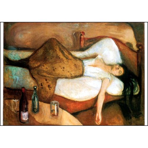 Munch Edvard Lot 2 Cartes Postales Tableaux Peinture