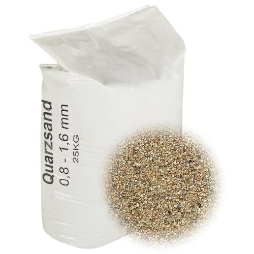 Sable filtrant - VIDAXL - 25 kg - 0,8-1,6 mm - Filtration efficace - Sûr et inodore