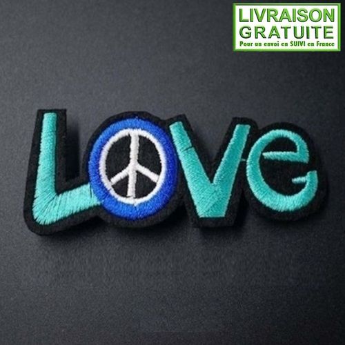 Patch Écusson Love Lettres Mot Expression (Réf 2) - Thermocollant