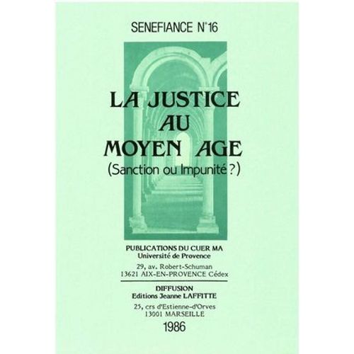 La Justice Au Moyen Âge