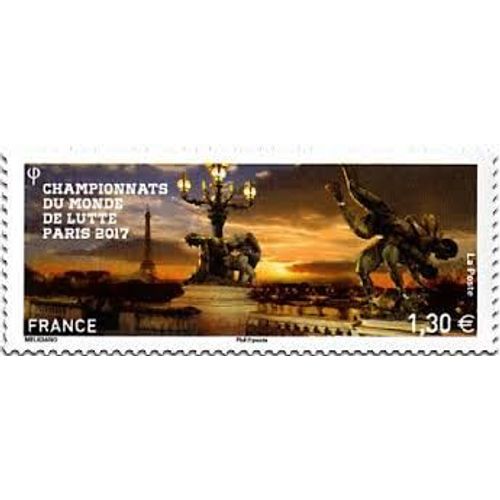 Sport : Championnats Du Monde De Lutte À Paris Année 2017 N° 5165 Yvert Et Tellier Luxe