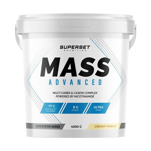 Mass Advanced (4kg)|Vanille Crémeuse| Gainers|Superset Nutrition 