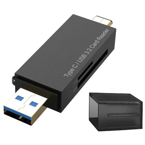 DLH - Lecteur de carte (SD, microSD, microSDHC, microSDXC, SDHC, SDXC, TransFlash) - USB / USB-C