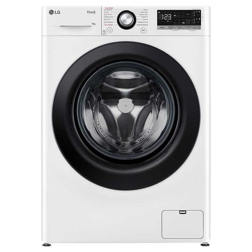 Machine à laver hublot LG F94R35WHS - WiFi - largeur : 60 cm - profondeur : 62 cm - hauteur : 85 cm - 9 kg - 1400 tours/min - blanc