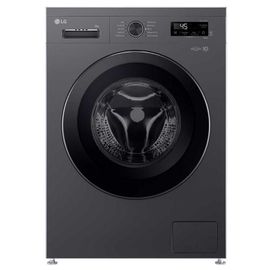 Machine à laver hublot LG F84B15MBS - WiFi - largeur : 60 cm - profondeur : 59 cm - hauteur : 85 cm - 8 kg - 1400 tours/min - noir