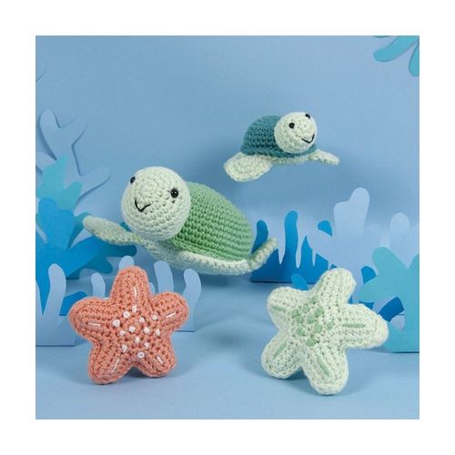 Kit Amigurumi Tortue De Mer Dmc ¿ Débutants & Confirmés