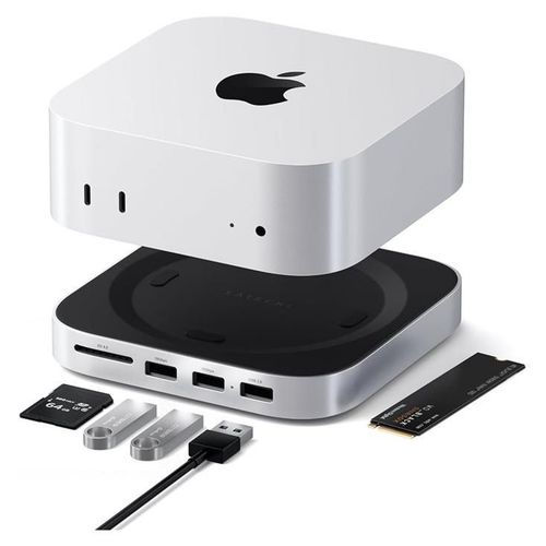 Satechi ST-GNMMES - Concentrateur (hub) - 1 x USB 2.0 + 2 x USB 3.2 Gen 2 - de bureau