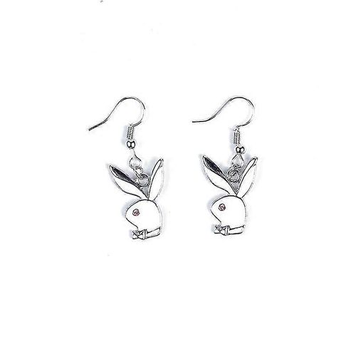 Acier Chirurgical - Zircon Lovely Rabbit, Anneau De Nombril Et Pendentif