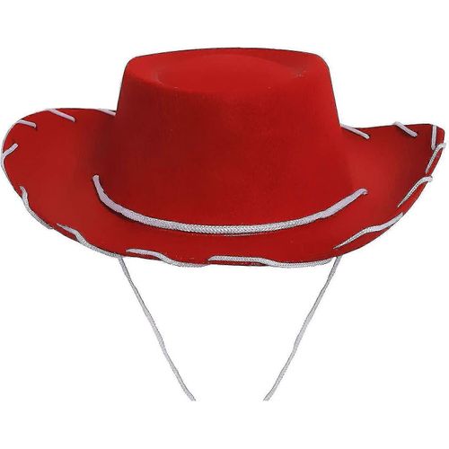 Chapeaux De Cowboy Et De Cow-Girl Accessoires De Vêtements Fantaisie, Chapeaux De Cowboy Du Far West Noir-Xinhan