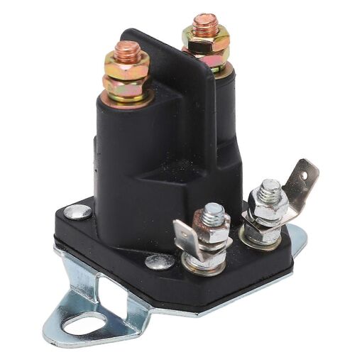 Relais De Solénoïde De Démarreur De Véhicule 12v Bobine De Cuivre De Boîtier Abs - Remplacement-Excellent