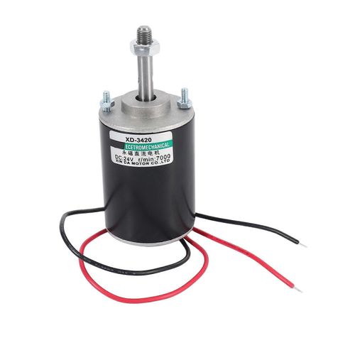 Xd-3420 30W Moteur à courant continu à aimant permanent à grande vitesse Cw/CCW pour générateur de bricolage (DC 12V 3000Rpm)