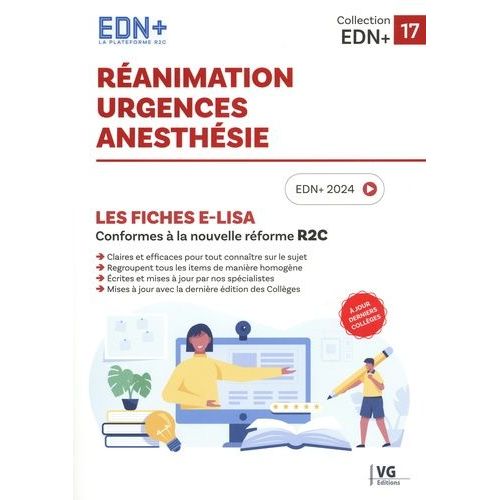 Réanimation, Urgences, Anesthésie - Les Fiches E-Lisa