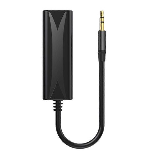 Isolateur de boucle de masse audio portable 3,5 mm Filtre de bruit audio auxiliaire Supprimer le bourdonnement du haut-parleur de voiture/stéréo domestique