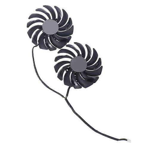 2PCS PLD10010S12HH Ventilateur de carte graphique de jeu 4 broches Refroidisseur pour MSI Radeon R9 RX470