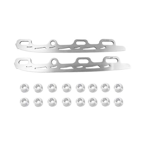 Lame En Acier Inoxydable En Ligne Figure Skate Avec Couteau Dent Pour Adultes Enfants Patins À Roulettes Chaussures 326mm