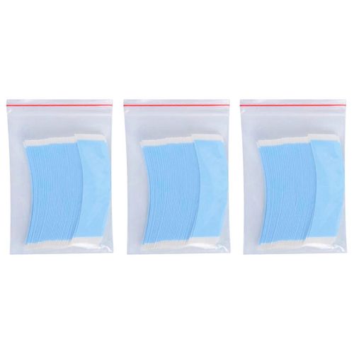 108 Pc/Lot Forte Perruque Double Bande Bandes Fixe Système De Cheveux Adhésif Extension Dentelle Perruque Imperméable À L¿Eau Sw
