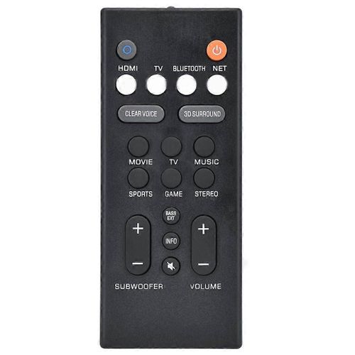Télécommande YAS-109/YAS-209 adaptée à la barre de son Télécommande ATS-2090 Télécommande légère remplacée
