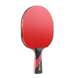 Raquette De Ping-Pong Super Puissante, Raquette De Tennis De Table Boutons Collants (Prise De Penhold-Hands)