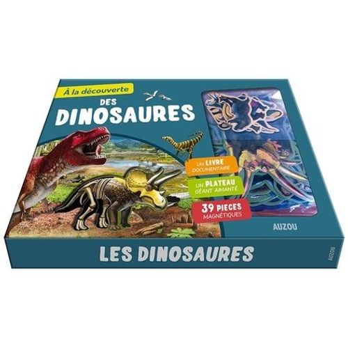 A La Découverte Des Dinosaures - Avec 1 Plateau Aimanté Et 39 Pièces Magnétiques