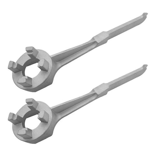2pcs Clé à bonde, Outil d¿ouvre-tambour de clé à tambour de baril de clé en aluminium pour l¿ouverture 10 15 20 3