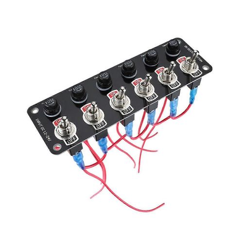 12 / 24v Panneau De Voiture Multi Interrupteur Panneau Interrupteur Contrôle De Puissance Universel