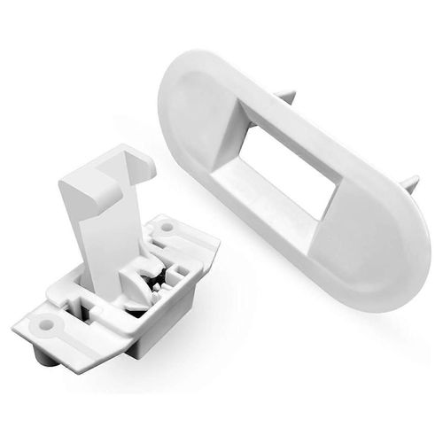 Gâche de verrouillage du couvercle de la laveuse WH02X24399 et lunette de verrouillage du couvercle de la laveuse WH01X24381 compatible pour / rondelle supérieure