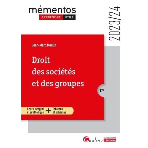 Droit Des Sociétés Et Des Groupes