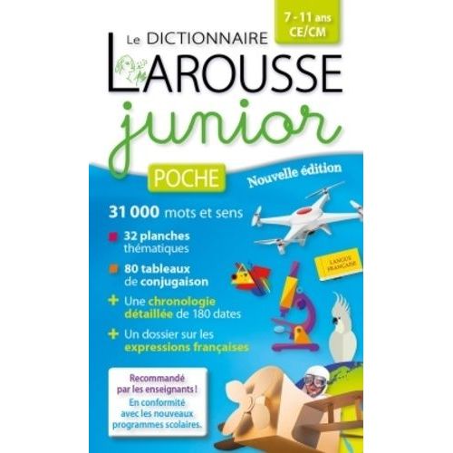 Larousse Junior Poche - 7-11 Ans Ce/Cm